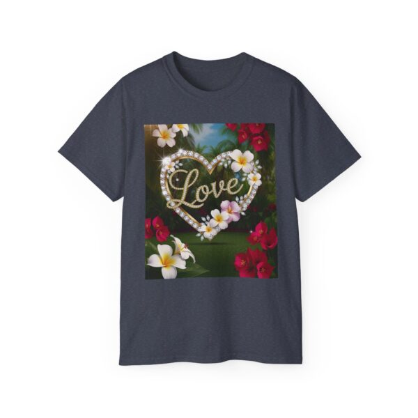 Our "Love" Inspirational 'Diamond Ring Heart' Design Vintage Christian Faith Apparel Unisex Cotton T-Shirt Thoughtful Quote, Philippians 4:8 - Image 41