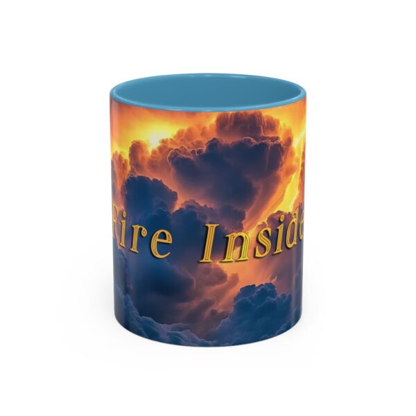 Our 'Storm Light' "Fire Inside" design Accent Coffee Mug, Perfect for Wedding Gifts, Inspirational Beauty of God's Creation, Tea Cup Ceramic - Image 33