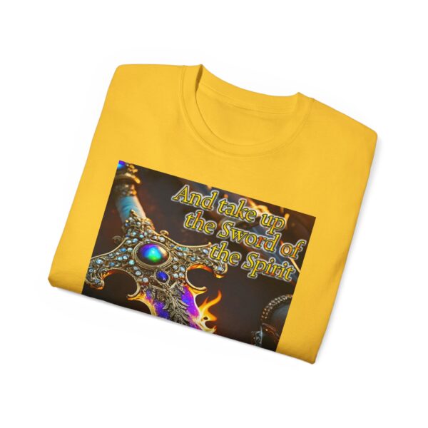 Our "Sword of the Spirit" Inspirational Bible Verse Design Unisex Cotton T-Shirt Philippians 4:8 Faith Apparel Spiritual Warfare gift - Image 24