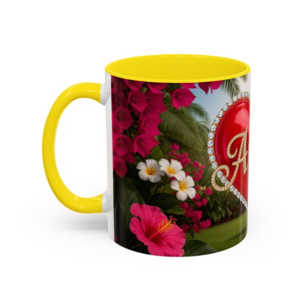 Our "Amen" Inspirational 'Solid Red Heart' Design Accent Coffee Mug, Perfect for Wedding Gifts, Love & Faith Decor, Philippians 4:8 - Image 51