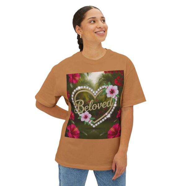 Our "BELOVED" Biblical 'Garden' Unisex Tee Inspirational Christian Tshirt for Men and Women, Oversized Shirt, Boxy Top Tee Shirt - Image 19