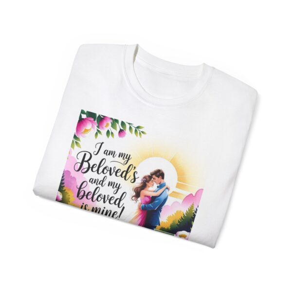 Our Inspirational "I am my Beloved's" Unisex Cotton T-Shirt, Faith Spiritual Apparel, Love Gift, Song of Solomon, Gospel Fashion - Image 8