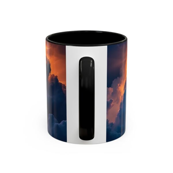 Our 'Storm Light' "Fire Inside" design Accent Coffee Mug, Perfect for Wedding Gifts, Inspirational Beauty of God's Creation, Tea Cup Ceramic - Image 4