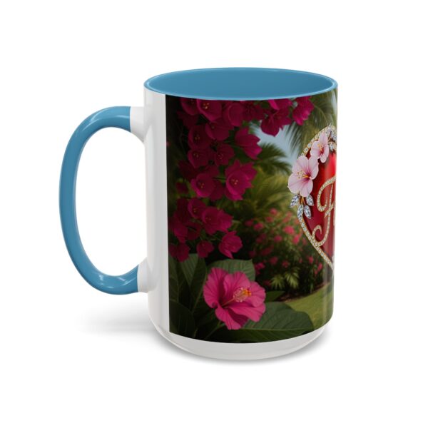 Our "Faith" 'Solid Red Heart' inspirational Design Accent Coffee Mug, Perfect for Wedding Gifts, Love & Faith Decor, Philippians 4:8 - Image 39
