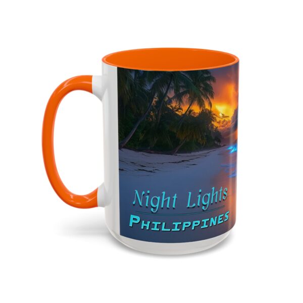 Our "Night Lights-Philippines" design Accent Coffee Mug, Perfect for Wedding Gifts, Inspirational Decor Beauty of God's Creation Tea Ceramic - Image 55