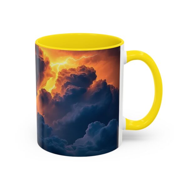 Our "Storm Light" design Accent Coffee Mug, Perfect for Wedding Gifts, Inspirational Decor, Beauty of God's Creation, Tea Cup, Ceramic - Image 50