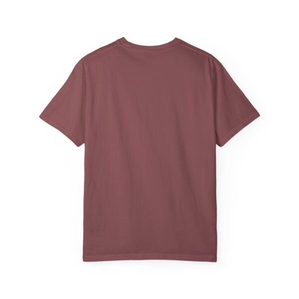 Garment-Dyed Unisex T-Shirt with our 'Kitten Kisses' "Think on these things" design summer Casual Wear, Relaxed Style Inspirational Phil 4:8 - Image 6