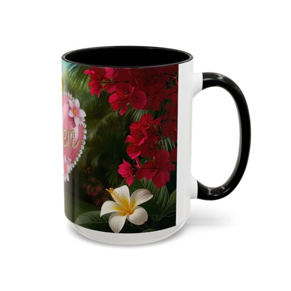 Our "Amen" Inspirational 'Solid Pink Heart' design Accent Coffee Mug, Perfect for Wedding Gifts, Love & Faith Decor, Philippians 4:8 - Image 18