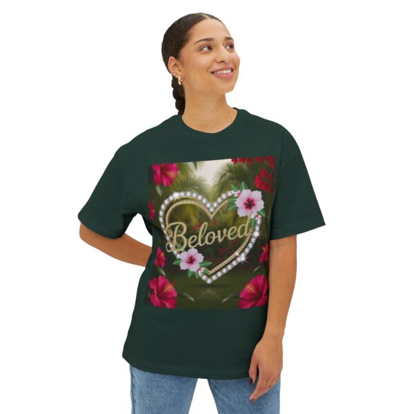 Our "BELOVED" Biblical 'Garden' Unisex Tee Inspirational Christian Tshirt for Men and Women, Oversized Shirt, Boxy Top Tee Shirt - Image 27