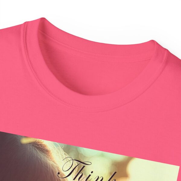 Inspirational 'Kitten Kisses' "Think on these things" Vintage Christian Faith Apparel Unisex Cotton T-Shirt, Pet Lover Cute Thoughtful Quote - Image 55