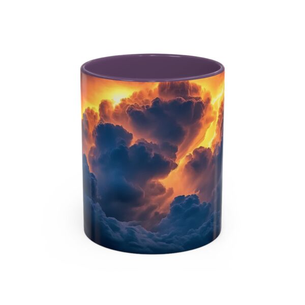 Our "Storm Light" design Accent Coffee Mug, Perfect for Wedding Gifts, Inspirational Decor, Beauty of God's Creation, Tea Cup, Ceramic - Image 45
