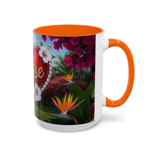 Our "Praise" 'Solid Red Heart' Inspirational Design Accent Coffee Mug, Perfect for Wedding Gifts, Love & Faith Decor, Philippians 4:8 - Image 54