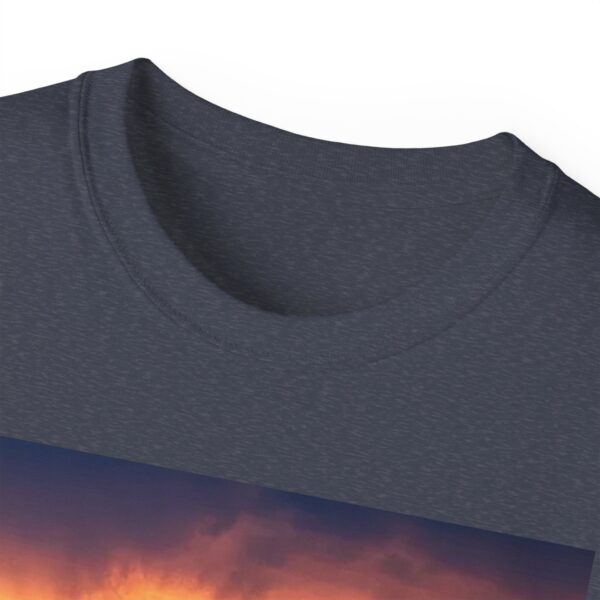 Our Inspirational "Fire Inside" tropical storm Design Vintage Christian Faith Apparel Unisex Cotton T-Shirt, God is Light, Philippians 4:8 - Image 45