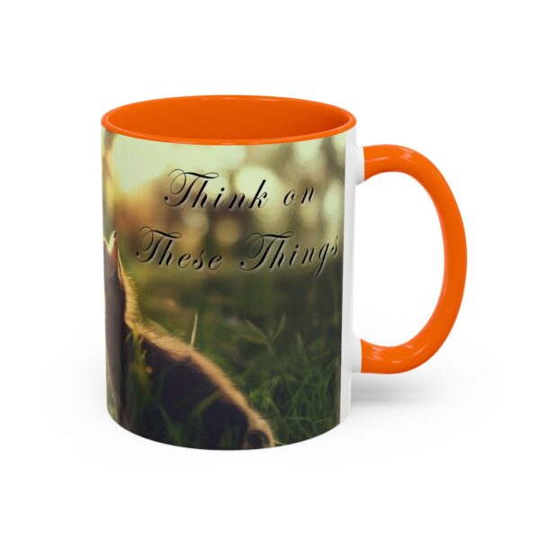 Our 'Kitten Kisses' "Think on these things" Inspirational Coffee Mug Perfect for Christian Gift Birthday Coffee & Cat Lover Philippians 4:8 - Image 42
