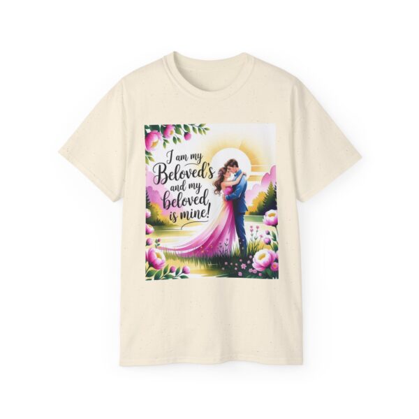 Our Inspirational "I am my Beloved's" Unisex Cotton T-Shirt, Faith Spiritual Apparel, Love Gift, Song of Solomon, Gospel Fashion - Image 21