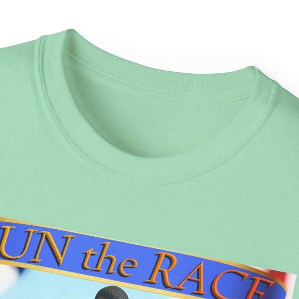 Our "RUN the RACE to WIN" Biblical, Inspirational Christian Unisex Cotton T-Shirt, Faith Spiritual Apparel, Love Gift - Image 31