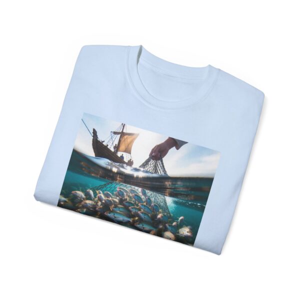 Our "Be ye fishers of MEN" Inspirational Christian Unisex Cotton T-Shirt, Faith Spiritual Apparel, Love Gift - Image 40