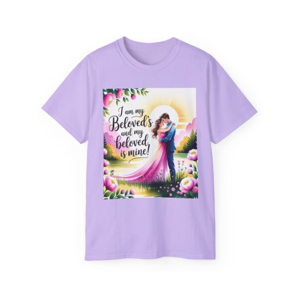 Our Inspirational "I am my Beloved's" Unisex Cotton T-Shirt, Faith Spiritual Apparel, Love Gift, Song of Solomon, Gospel Fashion - Image 45