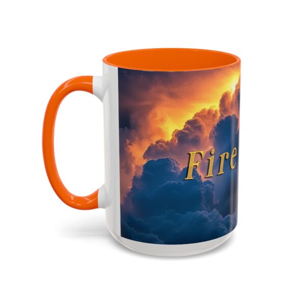 Our 'Storm Light' "Fire Inside" design Accent Coffee Mug, Perfect for Wedding Gifts, Inspirational Beauty of God's Creation, Tea Cup Ceramic - Image 55