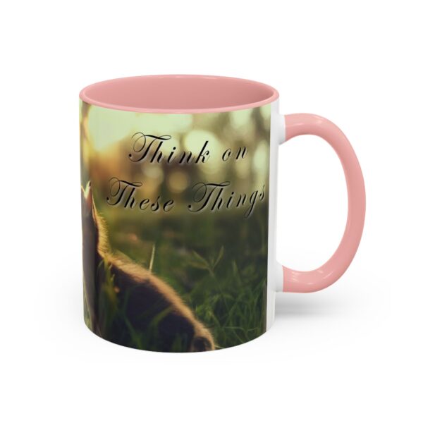 Our 'Kitten Kisses' "Think on these things" Inspirational Coffee Mug Perfect for Christian Gift Birthday Coffee & Cat Lover Philippians 4:8 - Image 10