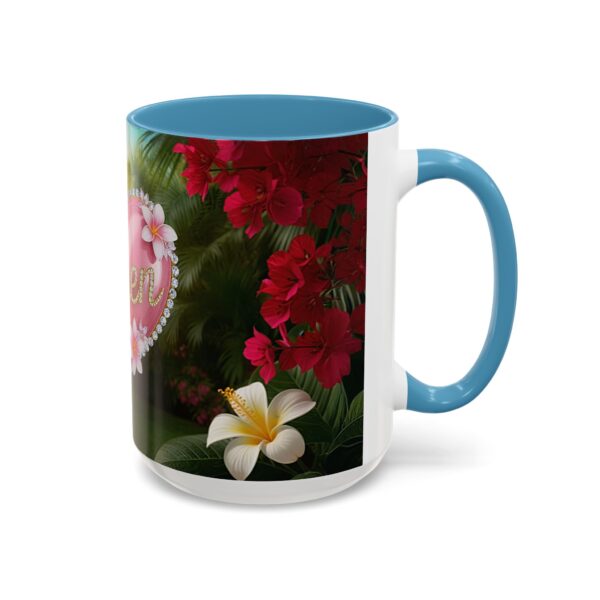 Our "Amen" Inspirational 'Solid Pink Heart' design Accent Coffee Mug, Perfect for Wedding Gifts, Love & Faith Decor, Philippians 4:8 - Image 38