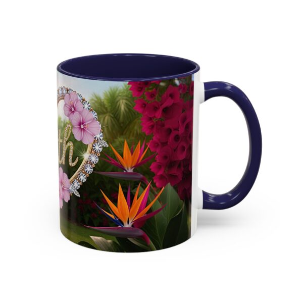 Our "Faith" 'Diamond Ring Heart' Inspirational design Accent Coffee Mug, Perfect for Wedding Gifts, Love & Faith Decor, Philippians 4:8 - Image 6