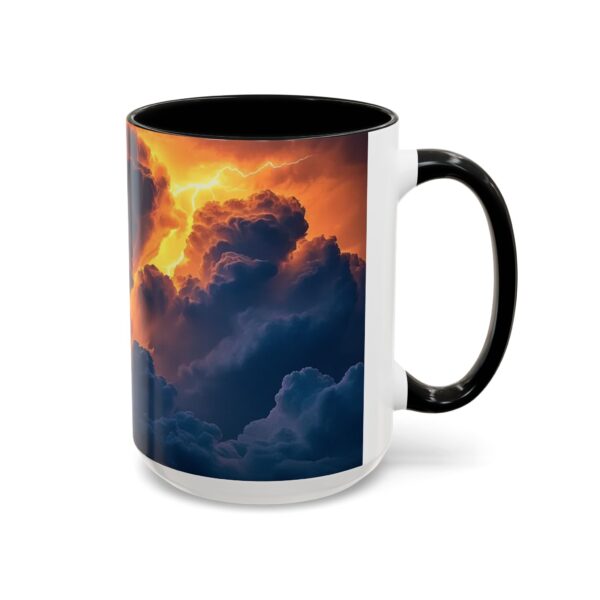 Our "Storm Light" design Accent Coffee Mug, Perfect for Wedding Gifts, Inspirational Decor, Beauty of God's Creation, Tea Cup, Ceramic - Image 18