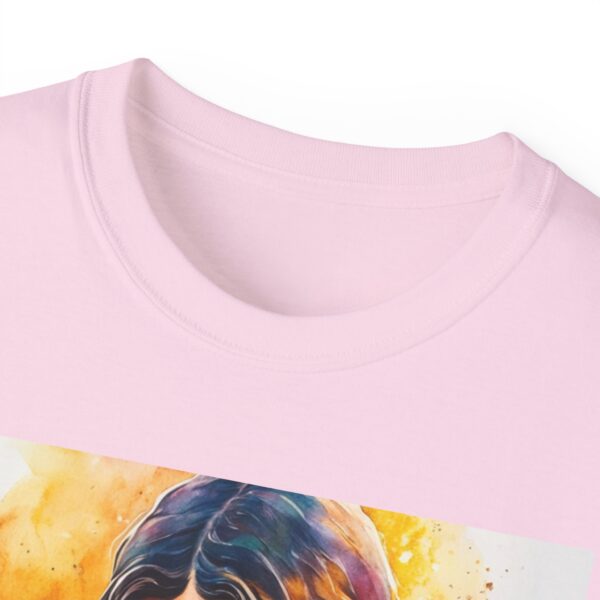 Our "God is Love" series with Jesus hugging a LITTLE GIRL, Inspirational Christian Unisex Cotton T-Shirt, Faith Spiritual Apparel, Love Gift - Image 52