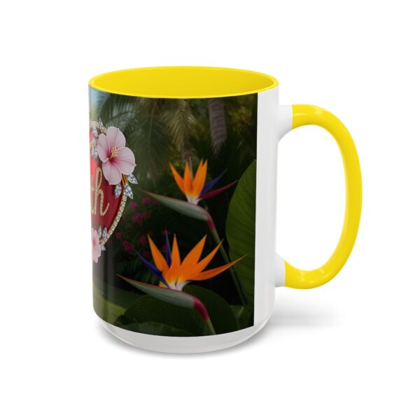 Our "Faith" 'Solid Red Heart' inspirational Design Accent Coffee Mug, Perfect for Wedding Gifts, Love & Faith Decor, Philippians 4:8 - Image 62