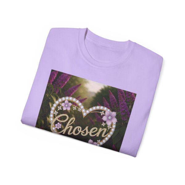 Our "Chosen" Inspirational 'Diamond Ring Heart Design Vintage Christian Faith Apparel Unisex Cotton T-Shirt Thoughtful Quote Philippians 4:8 - Image 48