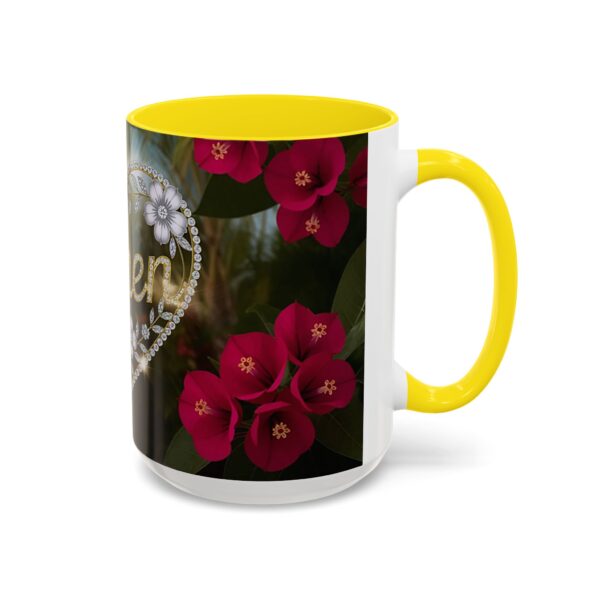 Our "Amen" Inspirational 'Diamond Ring Heart' Design Accent Coffee Mug, Perfect for Wedding Gifts, Love & Faith Decor, Philippians 4:8 - Image 62