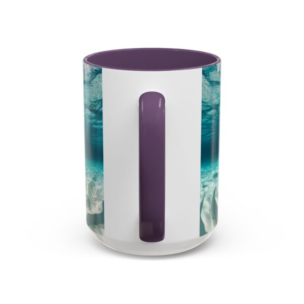 Our "Dolphins at Rest" design Accent Coffee Mug, Perfect for Wedding Gifts, Inspirational Decor, Beauty of God's Creation, Tea Cup, Ceramic - Image 60