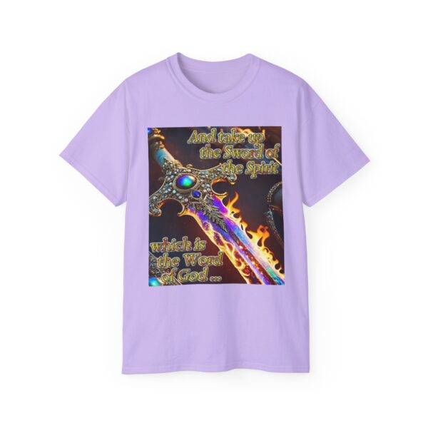 Our "Sword of the Spirit" Inspirational Bible Verse Design Unisex Cotton T-Shirt Philippians 4:8 Faith Apparel Spiritual Warfare gift - Image 45