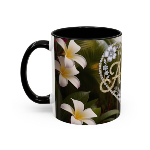 Our "Amen" Inspirational 'Diamond Ring Heart' Design Accent Coffee Mug, Perfect for Wedding Gifts, Love & Faith Decor, Philippians 4:8 - Image 3