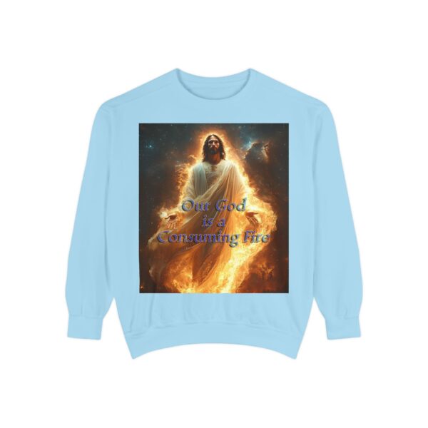 Sweatshirt Unisex Inspirational-Our Majestic "Our God is a Consuming Fire" Design - Faith Apparel, Unisex Top, Religious Gift, Comfort Wear, Church Event Style - Image 25