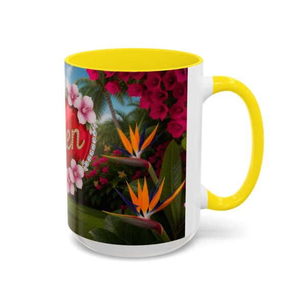 Our "Amen" Inspirational 'Solid Red Heart' Design Accent Coffee Mug, Perfect for Wedding Gifts, Love & Faith Decor, Philippians 4:8 - Image 62