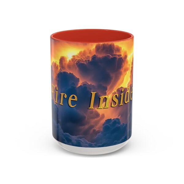 Our 'Storm Light' "Fire Inside" design Accent Coffee Mug, Perfect for Wedding Gifts, Inspirational Beauty of God's Creation, Tea Cup Ceramic - Image 29