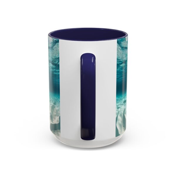 Our "Dolphins at Rest" design Accent Coffee Mug, Perfect for Wedding Gifts, Inspirational Decor, Beauty of God's Creation, Tea Cup, Ceramic - Image 24