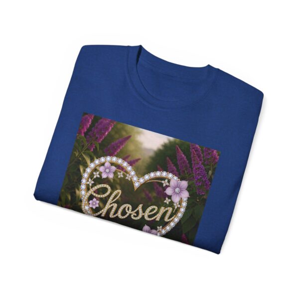 Our "Chosen" Inspirational 'Diamond Ring Heart Design Vintage Christian Faith Apparel Unisex Cotton T-Shirt Thoughtful Quote Philippians 4:8 - Image 40