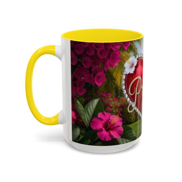 Our "Praise" 'Solid Red Heart' Inspirational Design Accent Coffee Mug, Perfect for Wedding Gifts, Love & Faith Decor, Philippians 4:8 - Image 63