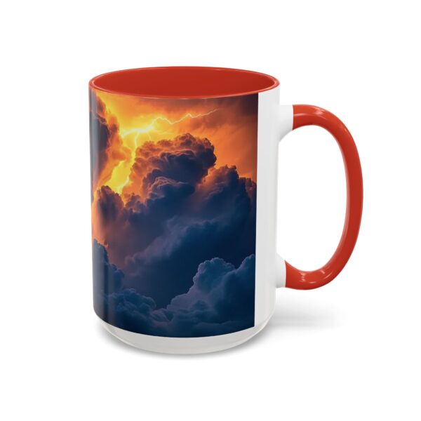 Our "Storm Light" design Accent Coffee Mug, Perfect for Wedding Gifts, Inspirational Decor, Beauty of God's Creation, Tea Cup, Ceramic - Image 30