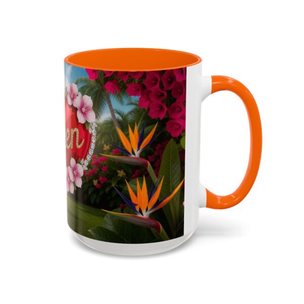 Our "Amen" Inspirational 'Solid Red Heart' Design Accent Coffee Mug, Perfect for Wedding Gifts, Love & Faith Decor, Philippians 4:8 - Image 54