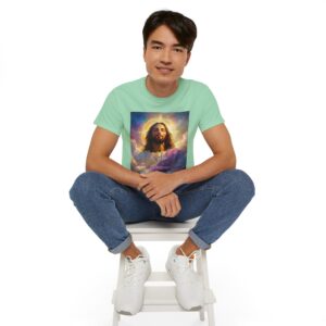 Our "Jesus! Savior Redeemer Friend" Inspirational Christian Unisex Cotton T-Shirt, Faith Spiritual Apparel, Gift for Christians