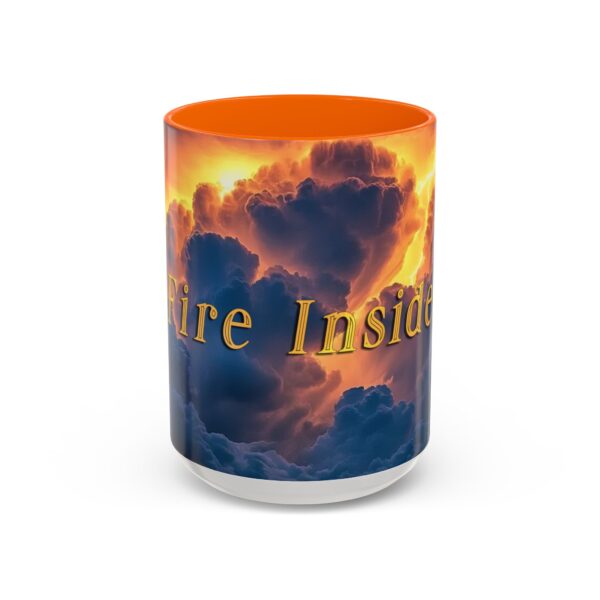 Our 'Storm Light' "Fire Inside" design Accent Coffee Mug, Perfect for Wedding Gifts, Inspirational Beauty of God's Creation, Tea Cup Ceramic - Image 53