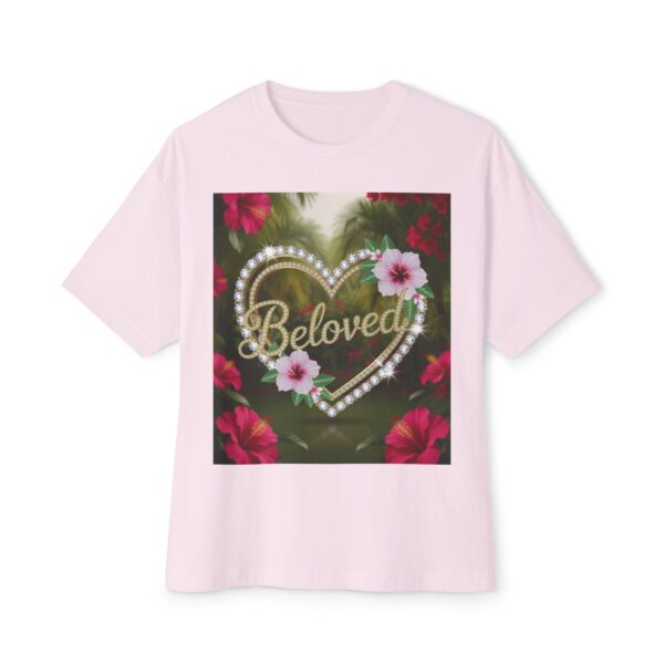 Our "BELOVED" Biblical 'Garden' Unisex Tee Inspirational Christian Tshirt for Men and Women, Oversized Shirt, Boxy Top Tee Shirt - Image 5