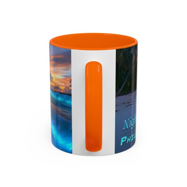 Our "Night Lights-Philippines" design Accent Coffee Mug, Perfect for Wedding Gifts, Inspirational Decor Beauty of God's Creation Tea Ceramic - Image 44
