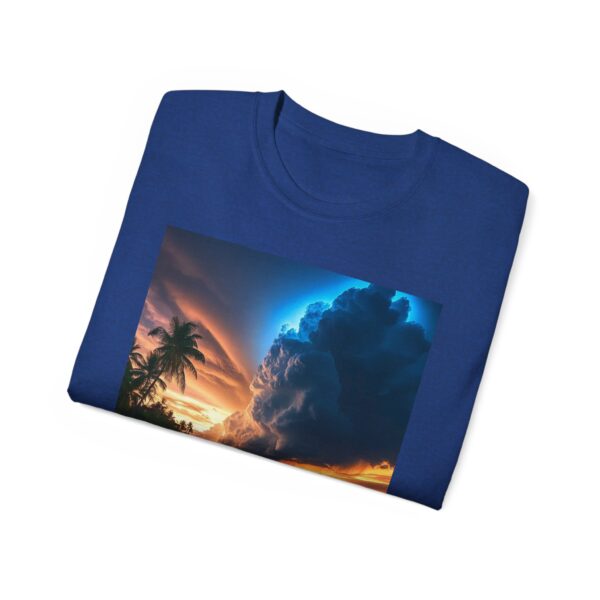 Our "Night Lights - Philippines" Inspirational Design Vintage Christian Faith Apparel Unisex Cotton T-Shirt God is Light Philippians 4:8 - Image 4