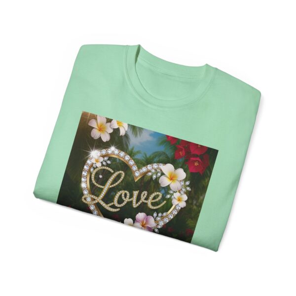 Our "Love" Inspirational 'Diamond Ring Heart' Design Vintage Christian Faith Apparel Unisex Cotton T-Shirt Thoughtful Quote, Philippians 4:8 - Image 28