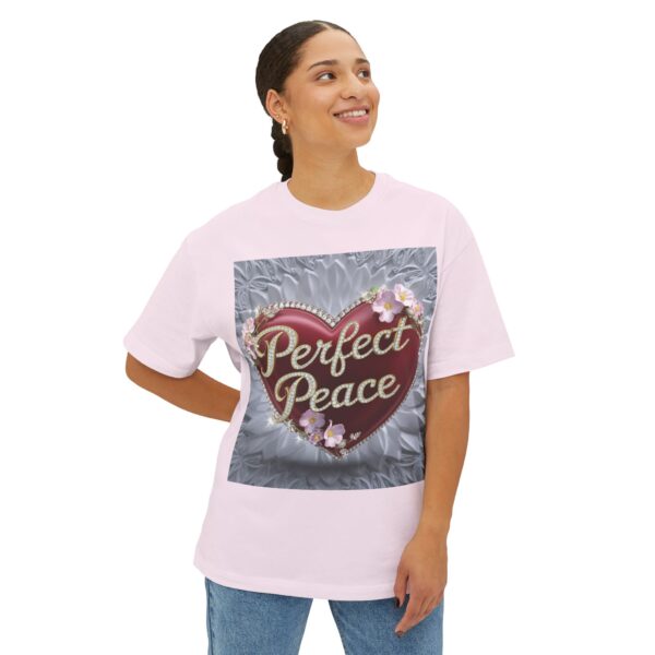 Our "PERFECT PEACE" Biblical Unisex Tee Inspirational Christian Tshirt for Men and Women, Oversized Shirt, Boxy Top, Unisex Tee Shirt, - Image 11