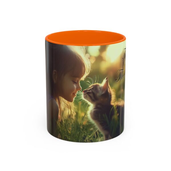 Our 'Kitten Kisses' "Think on these things" Inspirational Coffee Mug Perfect for Christian Gift Birthday Coffee & Cat Lover Philippians 4:8 - Image 41